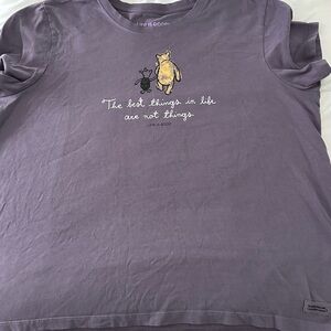 Life Is Good  T-Shirt in Lavender